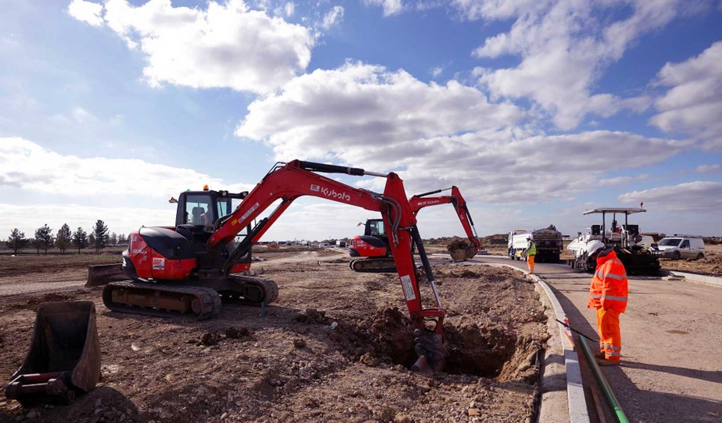 infrastructure work at Wintringham