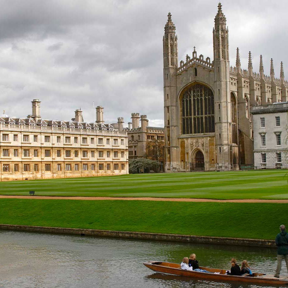 Cambridge skyline and river