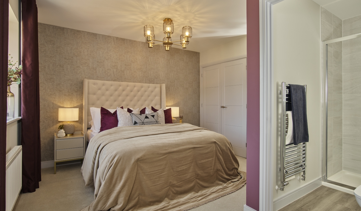 Bedroom at a Stonebond Home