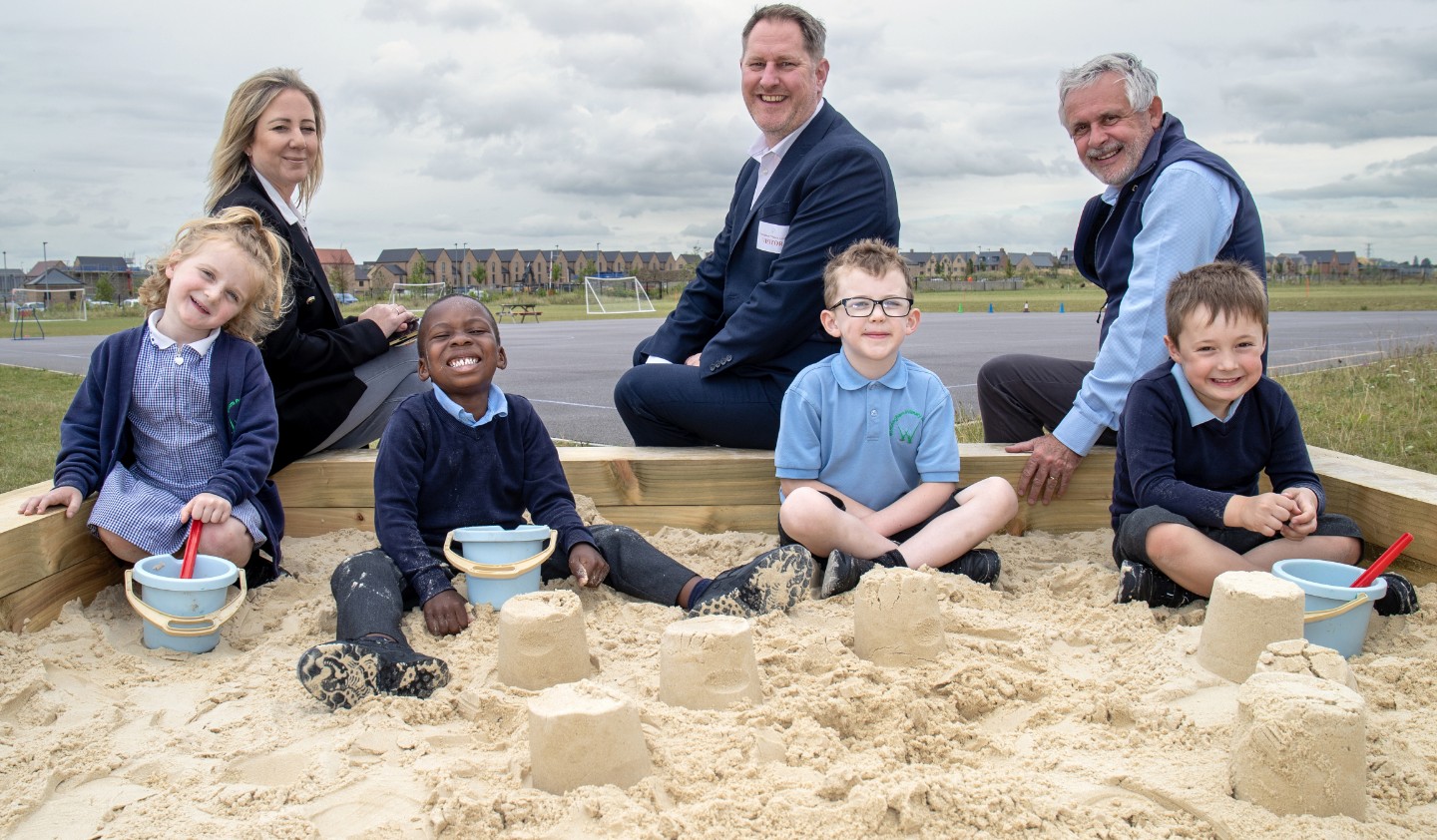 Sandpit at Wintringham School