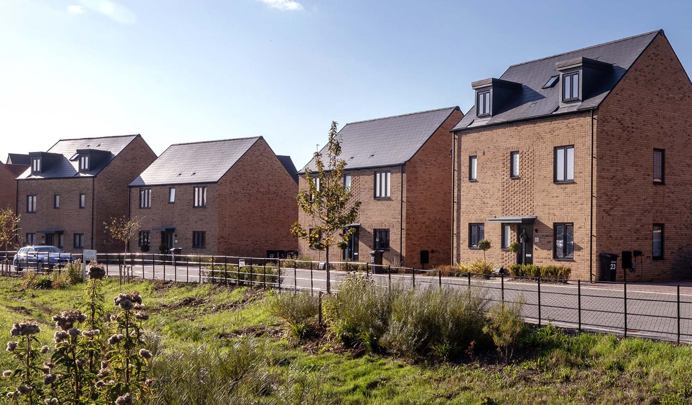 David Wilson new houses at Wintringham St Neots
